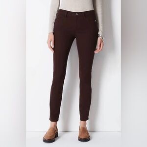 NWT J. Jill Denim Authentic Fit Slim Ankle Jeans Dark Fig Size 14P